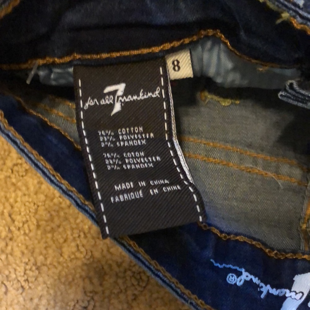 Girls 7 denim shorts (little girl) - Picture 3 of 4